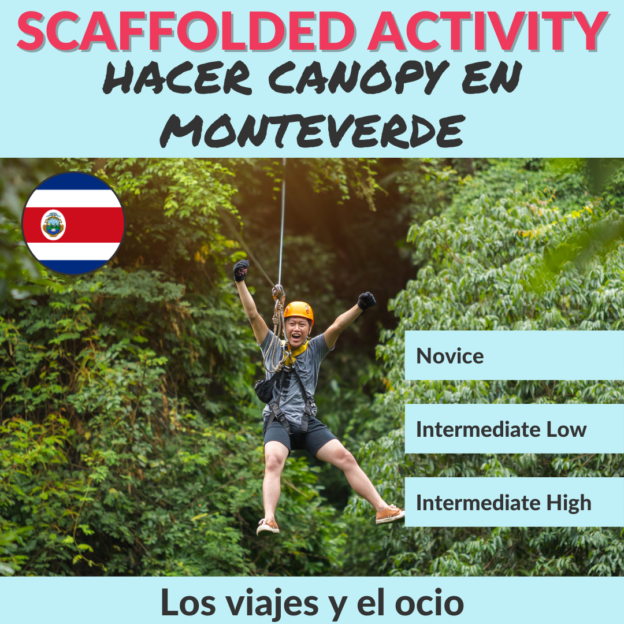 Hacer canopy en Monteverde: La vida contemporánea – Los viajes y el ocio (Costa Rica)